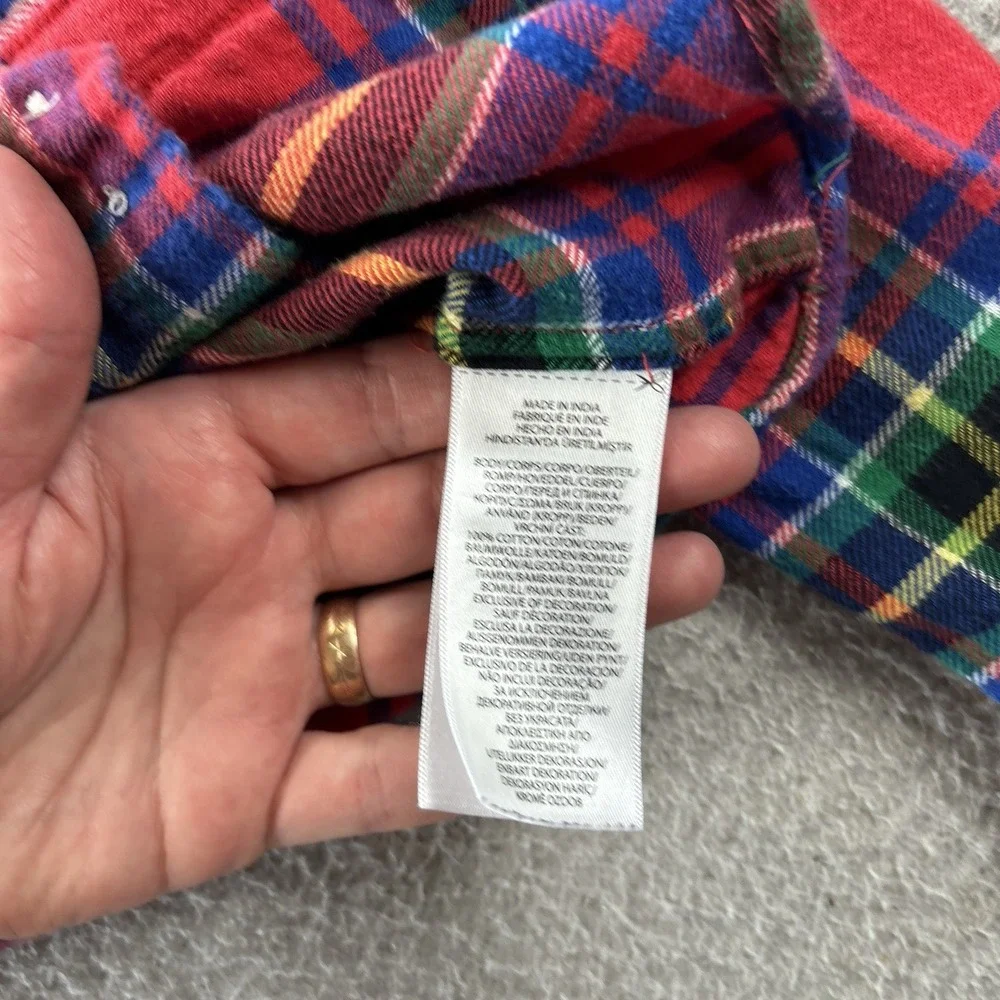 Ralph Lauren Flannel Shirt Boys 3t Toddler Button Down Plaid Preppy